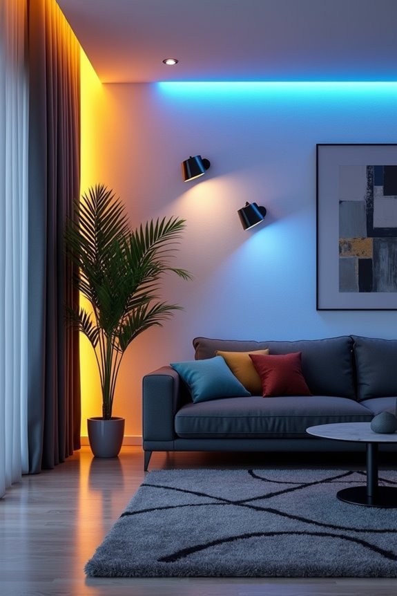 accent wall lighting techniques