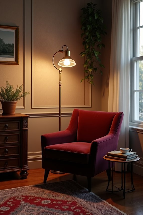 antique floor lamp styling