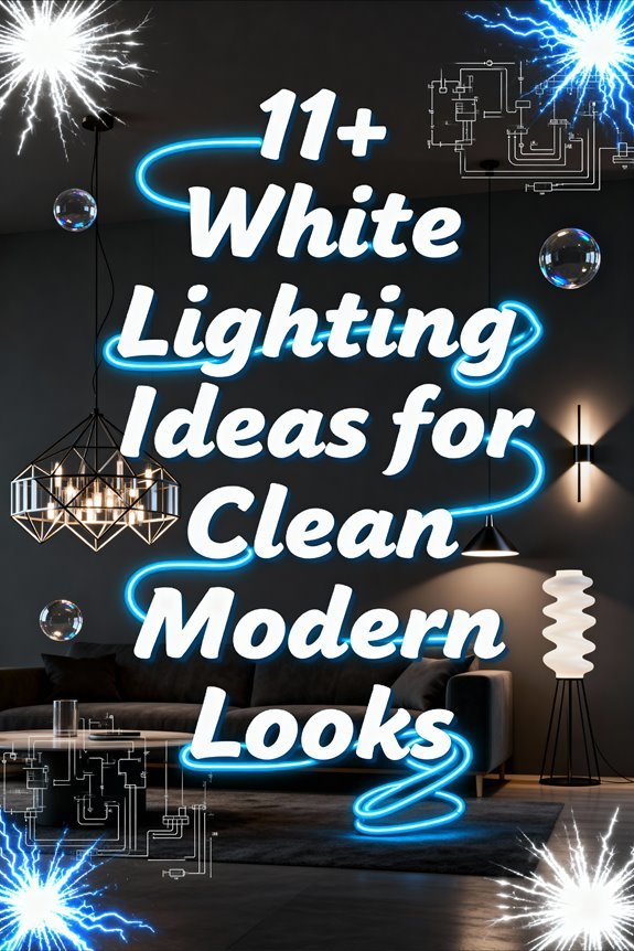 clean and modern lighting