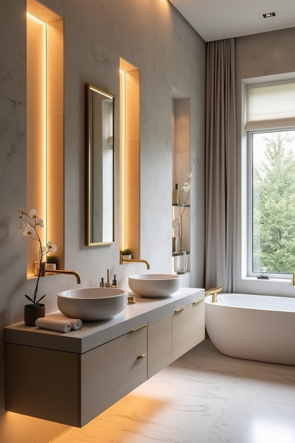 elegant ambient wall lighting