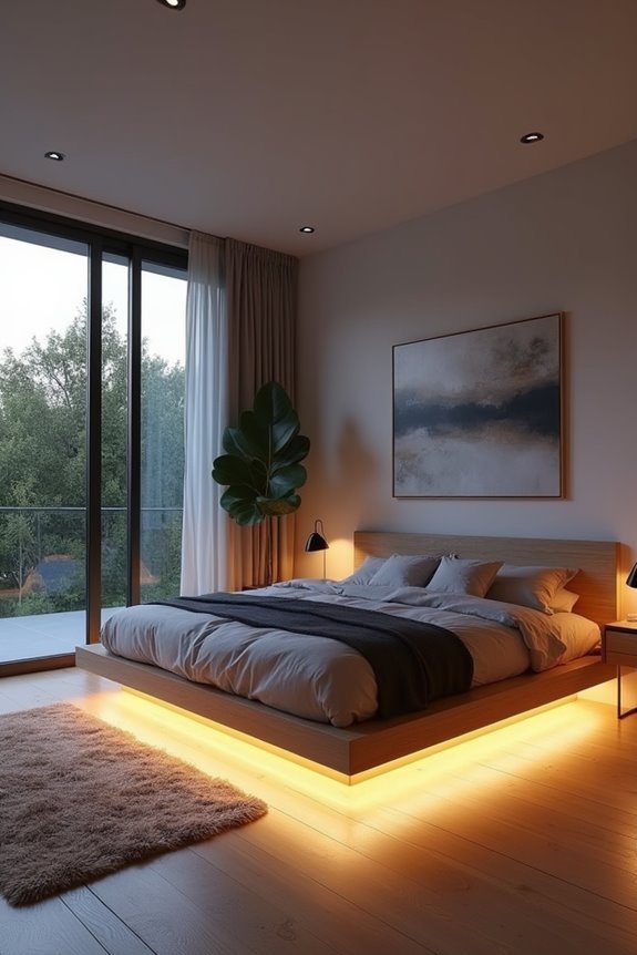 elegant floor level lighting design