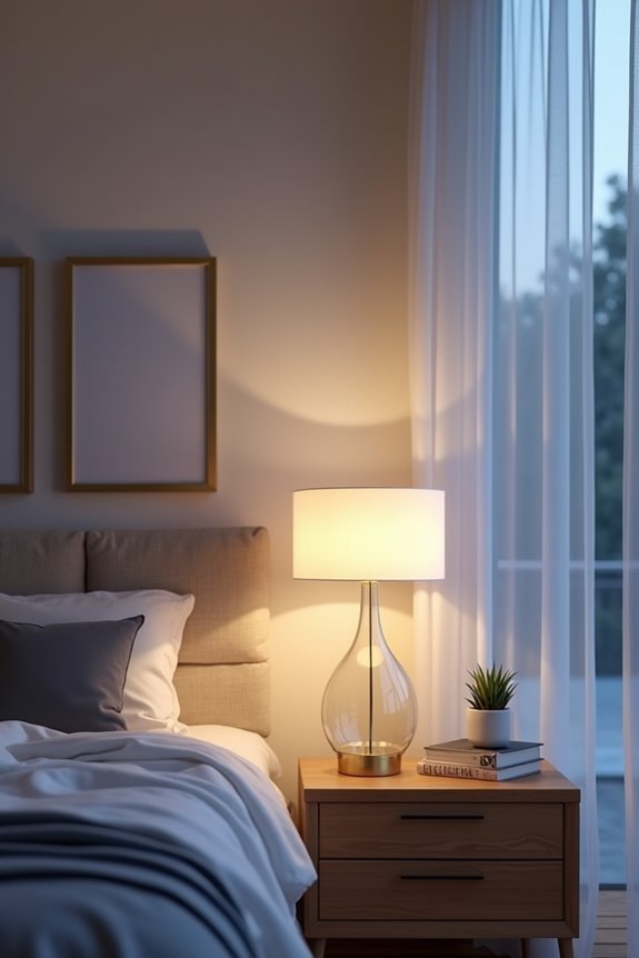 elegant modern glass illumination