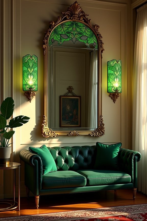 emerald stained glass artistry