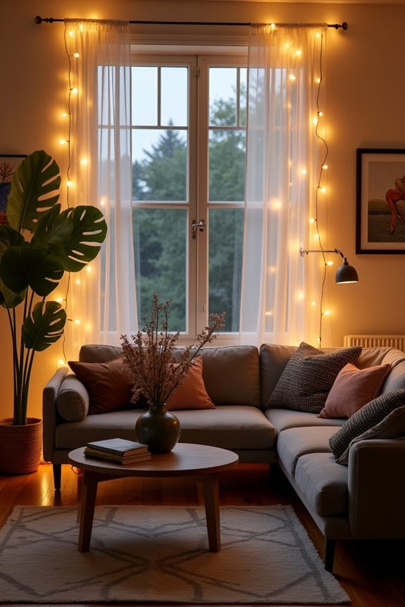 enchanting window string lights