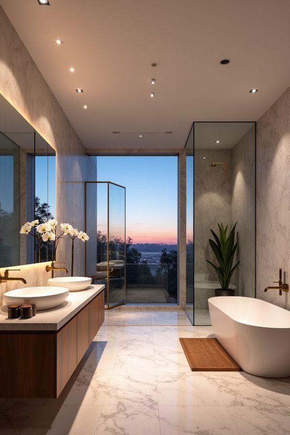 even illumination with spotlights