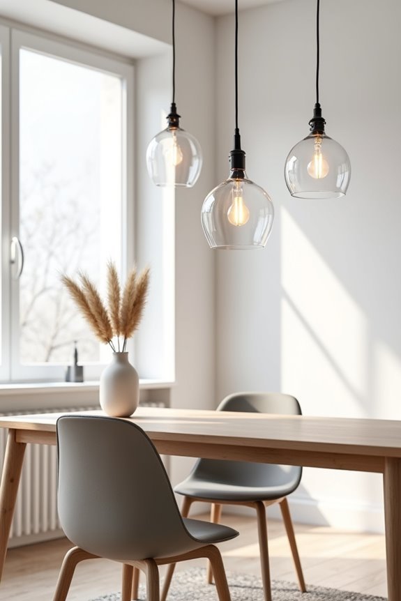 handblown glass lighting elegance