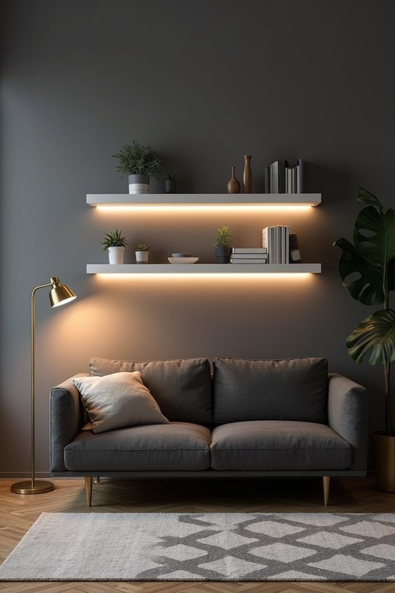 illuminated functional storage solutions