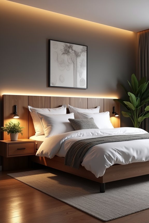 integrated headboard lighting solutions