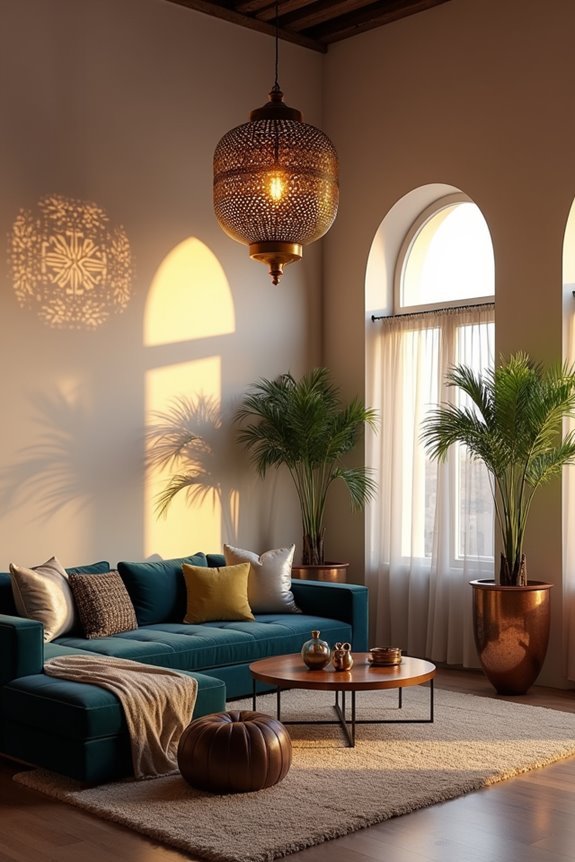 mesmerizing moroccan lanterns glow
