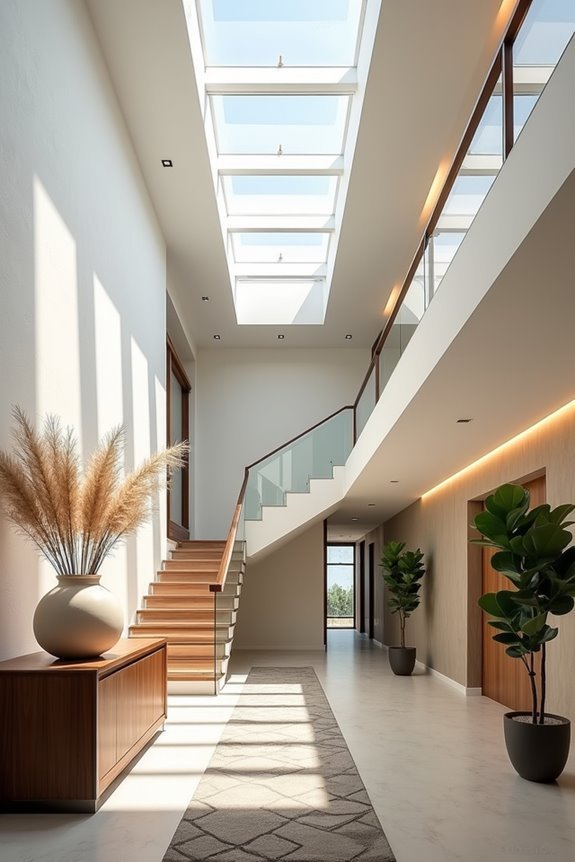 natural light for stairways