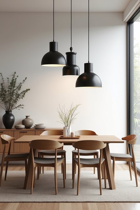 sleek industrial minimalist lighting
