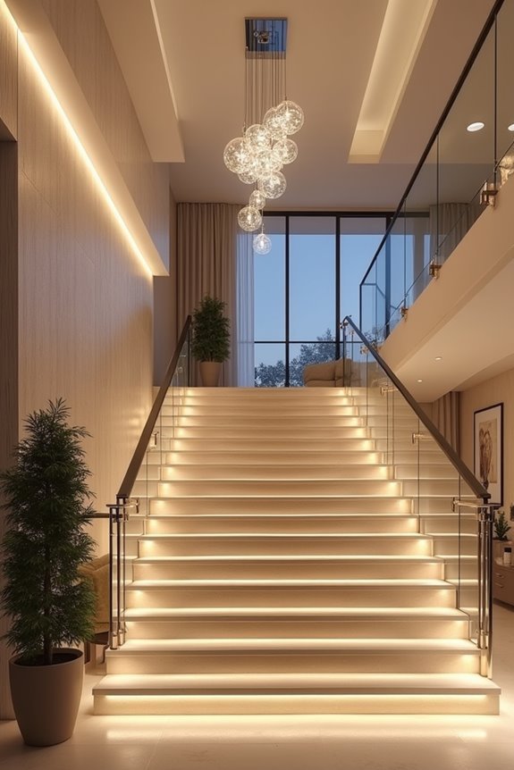 staircase lighting design tips
