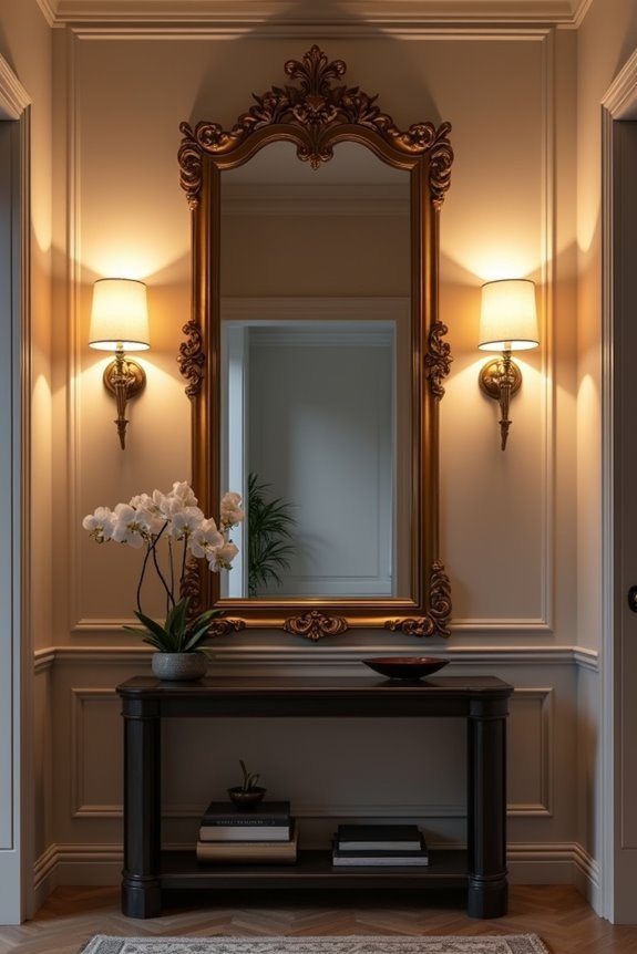 strategic sconce mirror placement