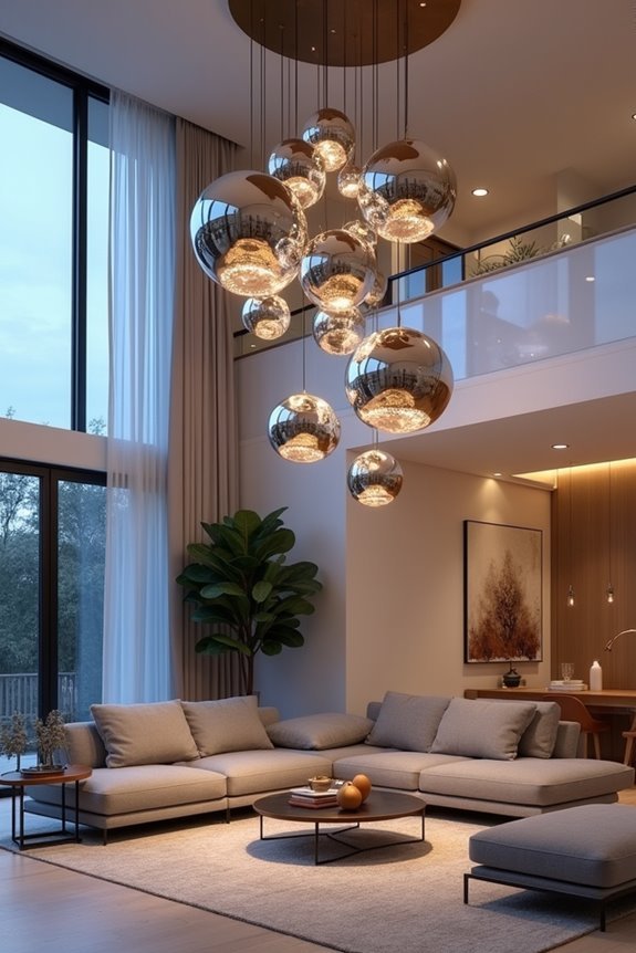 striking geometric lighting fixtures