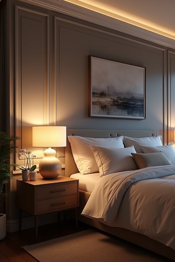 stylish adjustable bedside lighting
