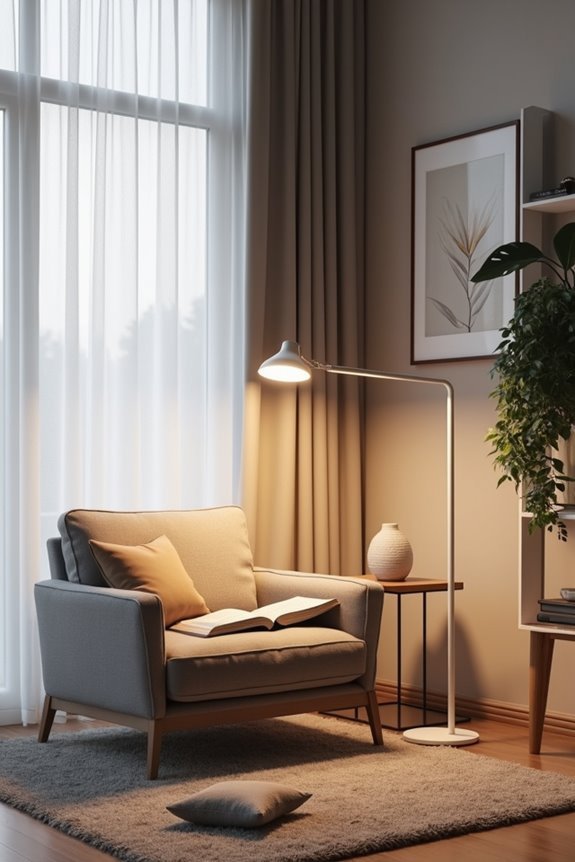 stylish adjustable reading lamp