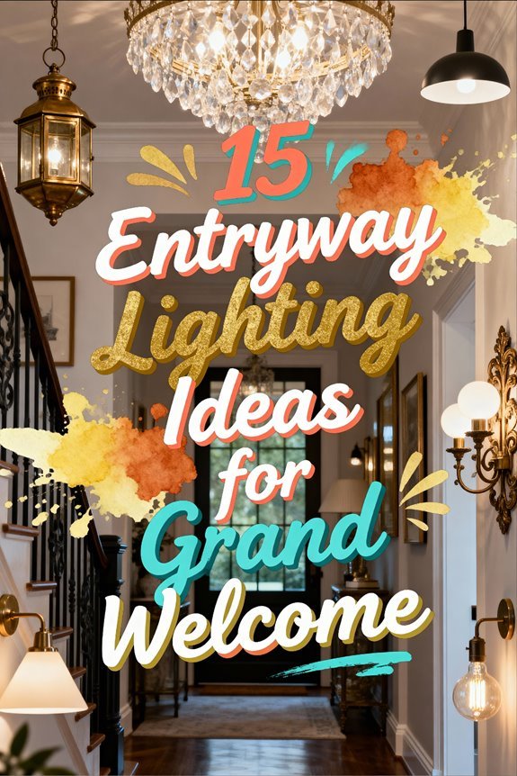 stylish lighting for entryways