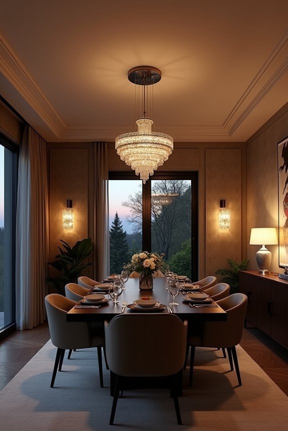 stylish wall sconces placement