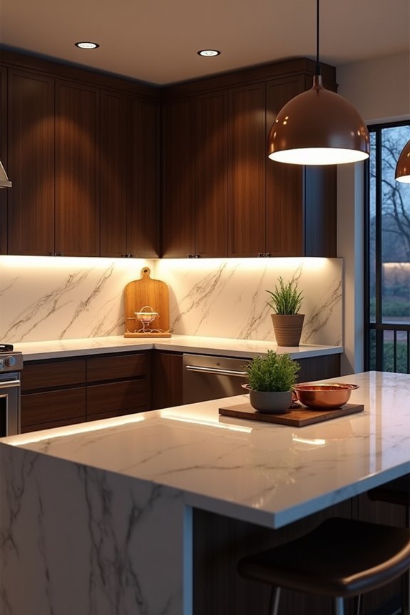 transform kitchen with lighting