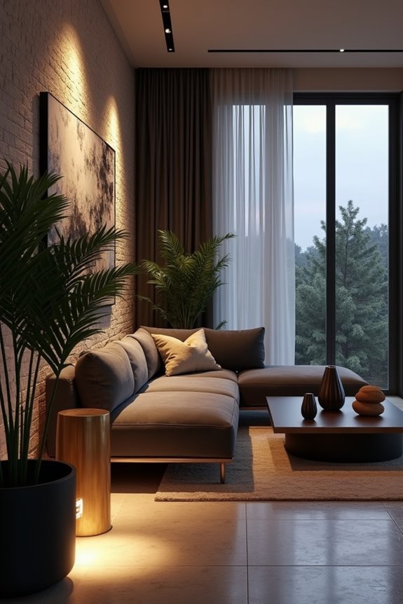 uplighting enhances spatial ambiance