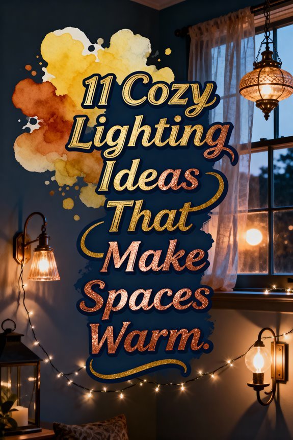 warm and inviting lighting