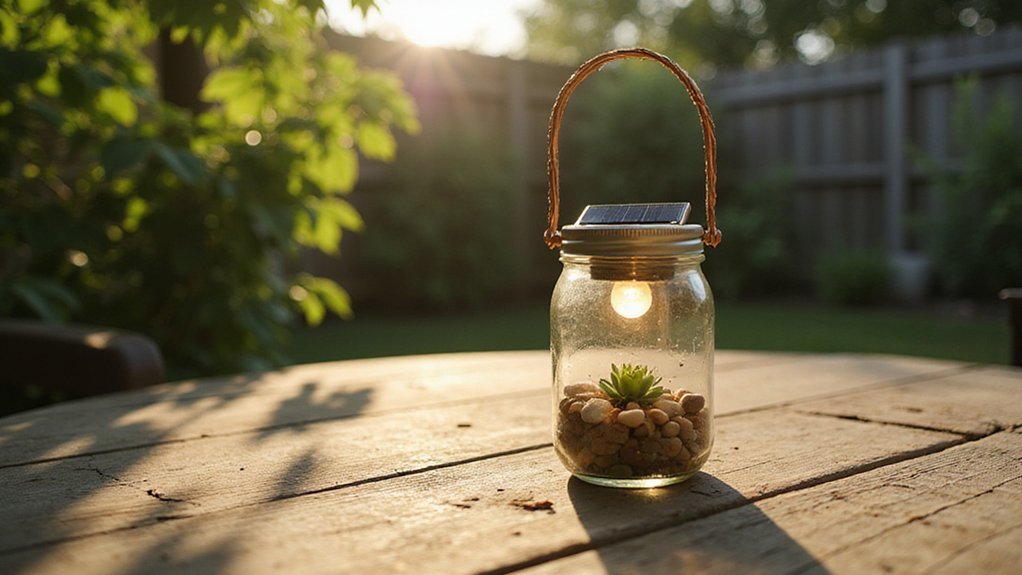 creating solar powered garden lights