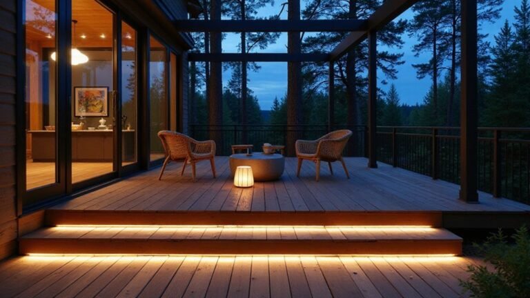 decks with stunning lighting
