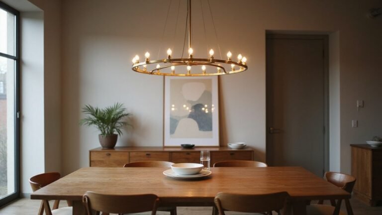 dining room chandelier sizing