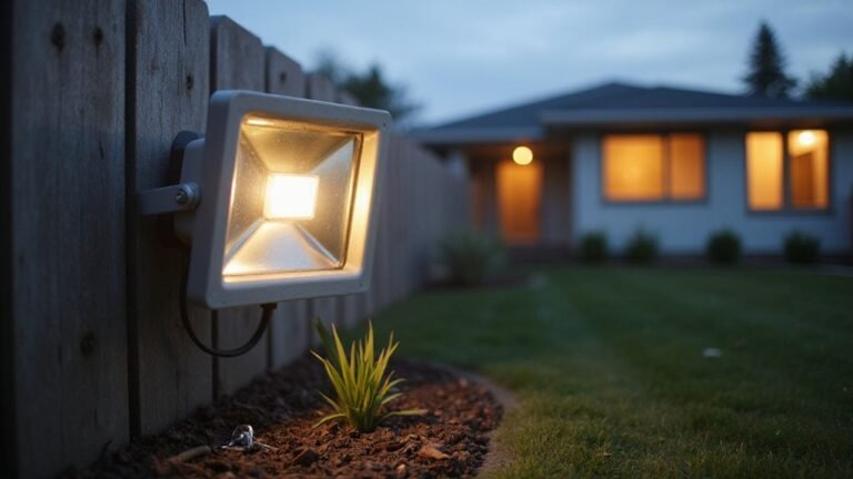 installing outdoor flood lights