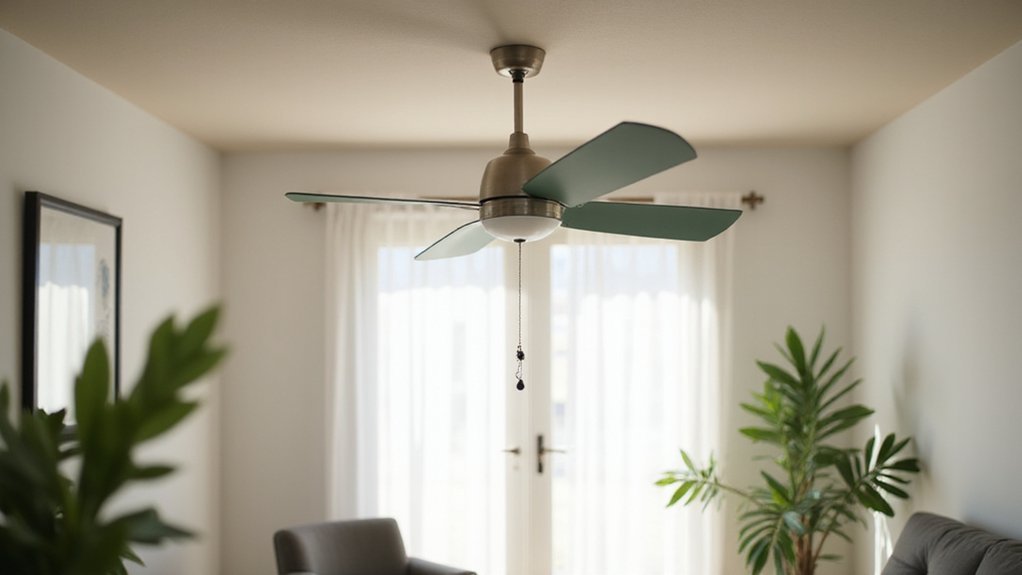 painting ceiling fan blades