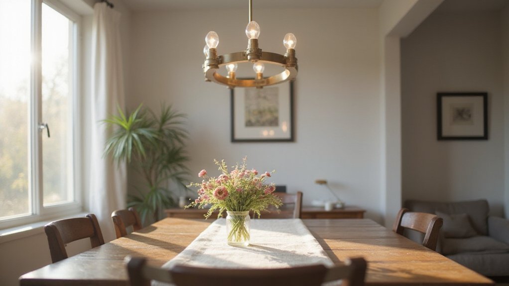 proper chandelier height placement