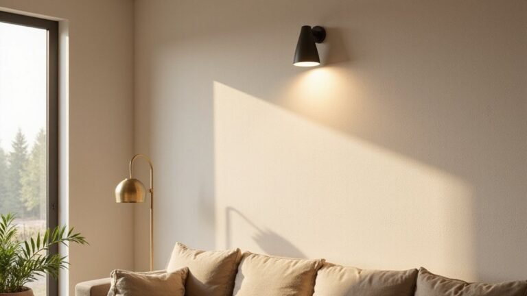 recessed light wall placement