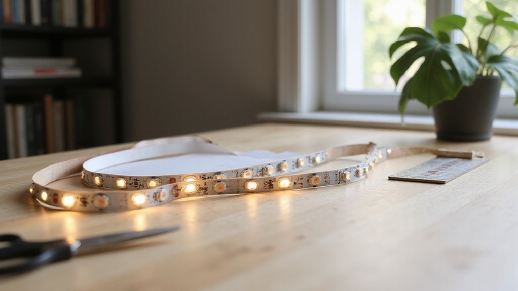 safe led strip cutting